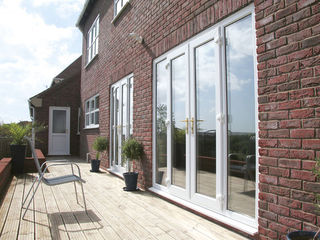 Geamuri panoramice in Chisinau. Pereții-ușile panoramice VEKA foto 1