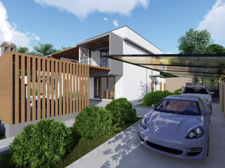 Casă de locuit individuală cu 2 niveluri P+E /stil modern/227.2m2/reconstrucții/proiecte/3D/renovari foto 2