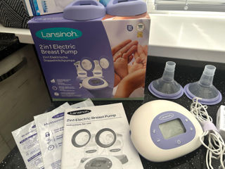 Электрический молоотсос Lansinoh 2 in 1  Electric Breast Pump