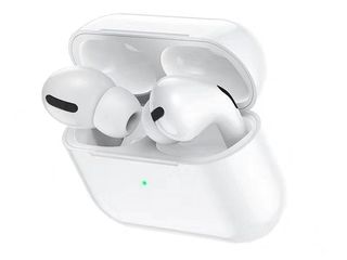 Hoco airpods pro des08 original series tws airpods pro [white] + husa cadou foto 4