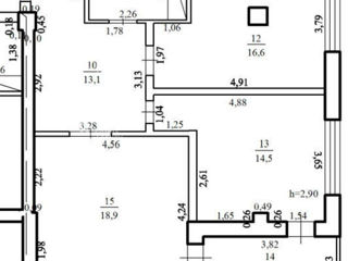 Apartament cu 2 camere, 70 m², Râșcani, Chișinău foto 11