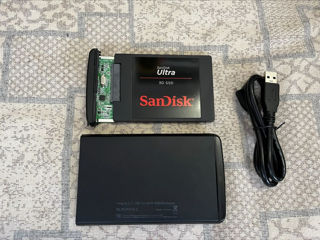 SanDisk Ultra 3D SSD 1TB/- новый + защитный металический корпус