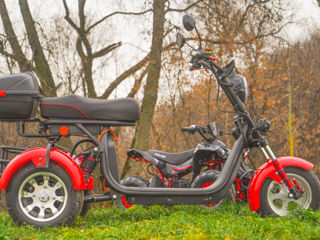 АКЦИЯ-Электроскутер White Siberia Pro Trike 3000w Red/black foto 2