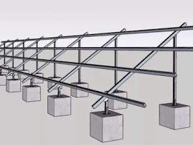 Изготовление и монтаж каркасов для солнечных панелей