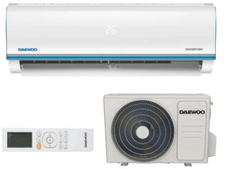 Кондиционеры Daewoo 9000 BTU, 30m, R32, inverter, wifi condiționer, livrare, garanție SAF09M1WR30