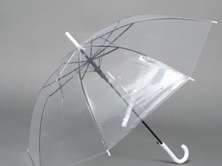 Стильный прозрачный зонт foto 10