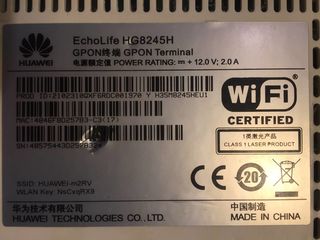 Роутер / Router GPON Wifi Huawei EchoLife HG8245H foto 4