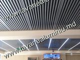 Poduri tavane plafoane suspendate din aluminiu metalice liniare foto 3