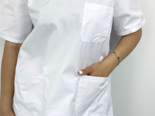 Bluza medicală panacea - alb / panacea медицинская рубашка - белый foto 3