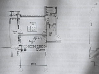 Apartament cu 1 cameră, 47 m², Botanica, Chișinău