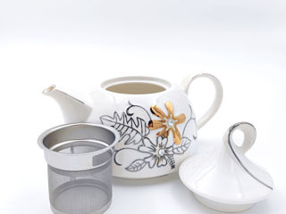 Заварочный чайник керамический с ситечком foto 3