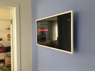Монтаж телевизоров на стену. TV LCD, LED, плазменные.  Fixarea televizorului pe perete. foto 4