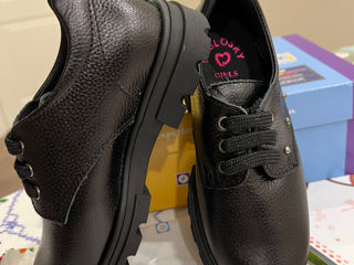 новые испанские туфли Pablosky для девочек, полностью из натуральной кожи 30-31 размер foto 2