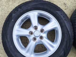 Set Jante Toyota Originiale și Cauciucuri GT Noi de vara 195/65 R15