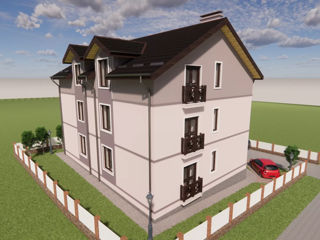 Casă multifamilială / 450m2 / P+1E+M / stil clasic / arhitectură / proiectare / renovare / proiecte foto 3