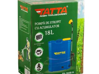 Pompa pentru stropit (vermorel) Tatta TP-1838A, cu acumulator, 12V 8Ah, incarcator 1 A, motor 3.6 lp foto 10