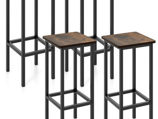 Set scaune de bar 4 buc. în design industrial șic foto 4