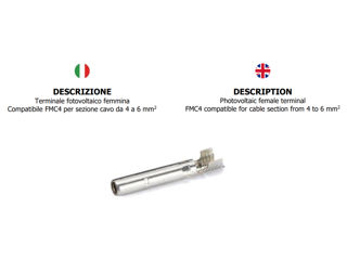 Set conectori fotoelectrici tata/fema FMC4 - pachet 5 tata + 5 femela (Italia) Kit conector pentru s foto 5