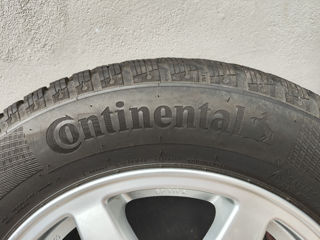 4 roti 195/65 r15 continental winter contact t 860 anul 2018 made in france 5*112 vw skoda foto 2