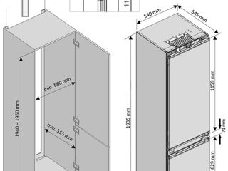 Frigider încorporabil Beko BCNA306E4SN - vinzare urgenta foto 3