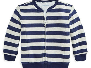 Ralph Lauren Baby Reversible Striped Faux-shearling Jacket Size 3 Luni Nou