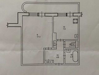 Apartament cu 1 cameră, 40 m², BAM, Bălți foto 8