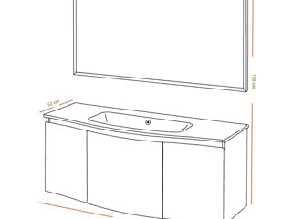 Модульный набор для ванной (подвесная) foto 5