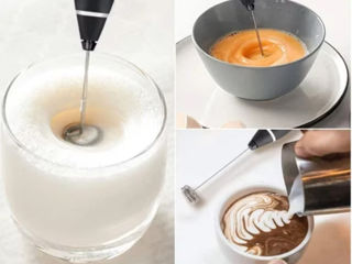 Mixer spumare lapte. Cappuccino, latte art foto 7