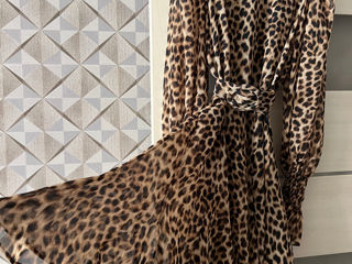 Леопардовое платье zara foto 1