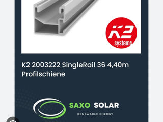 System k2 rail 3.65m foto 2