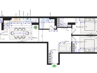 Apartament cu 2 camere, 89 m², Buiucani, Chișinău foto 2