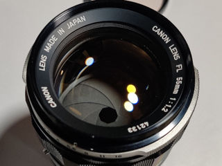Canon 55 mm1.2 manual FD Fujifilm convertor