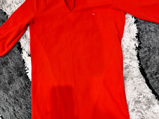 Rochie roșie pentru damă foto 6