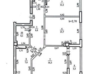 Apartament cu 2 camere, 73 m², Ciocana, Chișinău