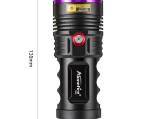 Alonefire H42 60 Вт Ультрафиолетовый фонарь детектор  домашних животных утечка руды охотничий Маркер foto 2