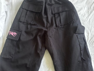 Pantaloni cargo minus-two pink unisex фото 2