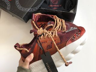 Versace Chain Reaction 2 Red Burgundy Unisex foto 2