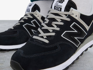 New balance 574 black white sunt pe loc marimi 41 42 43 44 45 46 foto 2