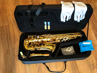 Saxofon foarte bun pentru elevi/studenți + cadou! foto 1