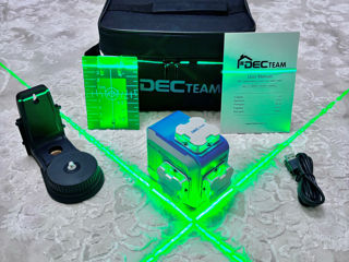 Lazer 3D/4D DecTeam M03CG / M04CG / Huepar 12 linii + geantă + acumulator + magnet + livrare gratis foto 1