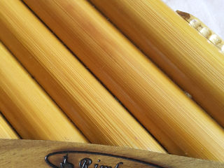 Nai Alt 22 tuburi,confecționat din bambus,Meșter Rimbu C. foto 3