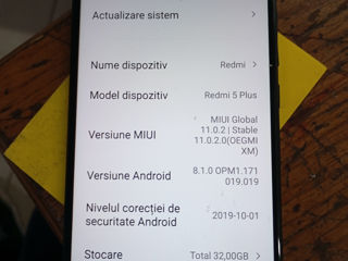 Vind Xiomi Redmi 5+ 32gb 3ram la doar 600lei foto 4