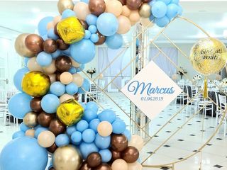 Фотозона декор торжевств baloane cu heliu balti decor din baloane fotopanou шары с гелием бельцы foto 5