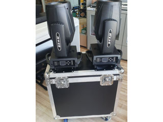 Bonaudio spotlight beam 450w - set 2 bucati moving head + case (cu roti) foto 6