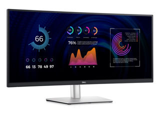 Monitor DELL P3424WE IPS 3440x1440 WQHD Negru  Argintiu