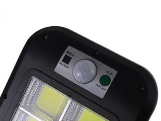 Lampa Stradala Cu Panou Solar Incorporat Si Senzor De Miscare + Telecomanda, 240 LED-uri COB foto 9