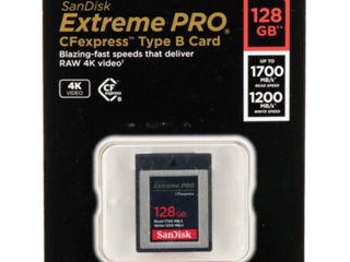 SanDisk 128GB Extreme PRO CFexpress Card Type B / SanDisk Extreme UHS-I microSDXC. Original! foto 3