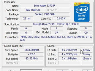 Планшет Cube i6 - cpu-atom ram2gb на Windows 10 foto 8