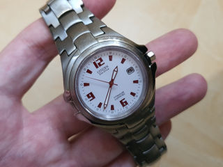Citizen Eco-Drive Titanium Marinaut
E111- S026261. Vintage. Оригинал.Sapphire Crystal. фото 0