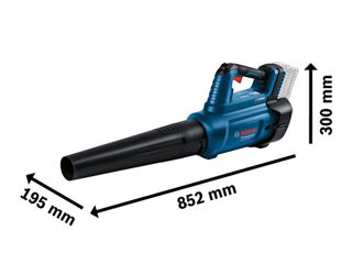 Воздуходувка, листодув Bosch GBL 18V-750 foto 2